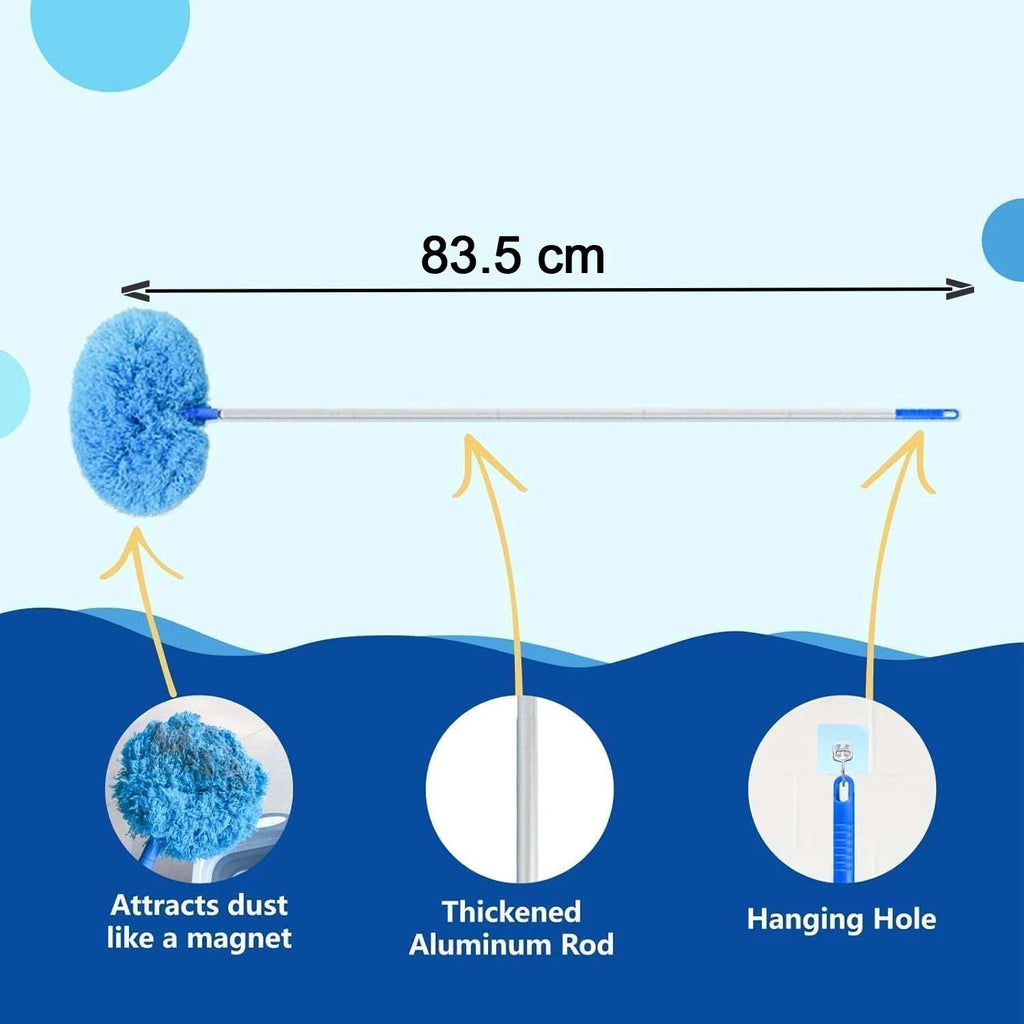 Extendable Microfiber Cleaning Duster – 83.5 cm Soft Round Head