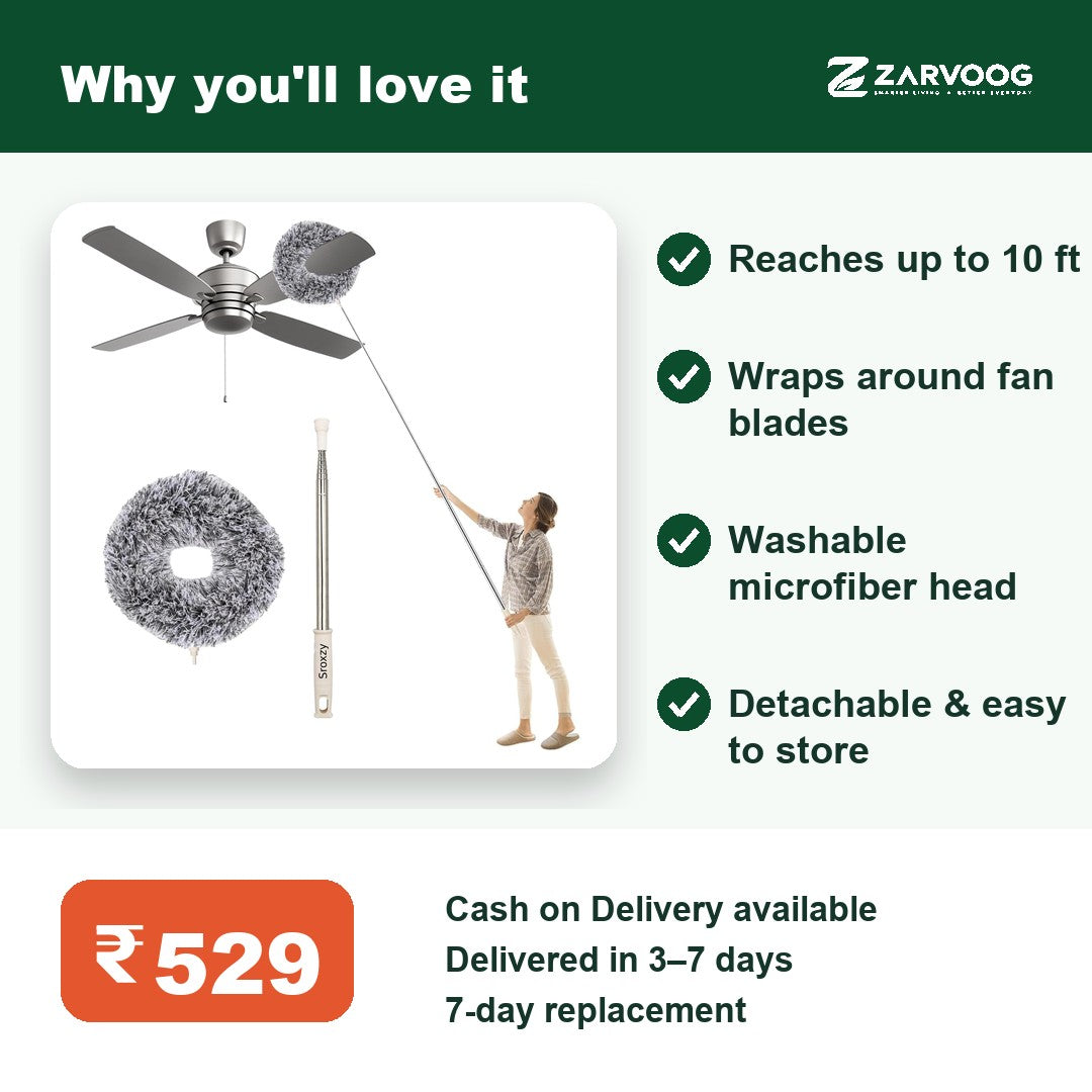 Ceiling fan cleaning duster – why you'll love it